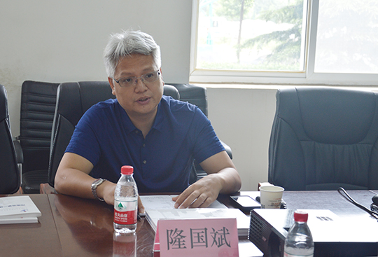 葛洲壩國際七部副總經(jīng)理隆國斌介紹葛洲壩集團發(fā)展情況