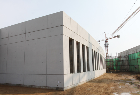石島灣核電廠(chǎng)培訓中心C區弧形墻