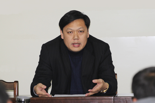 集團公司總經(jīng)理牛小昌在會(huì )上向大家提出希望和要求