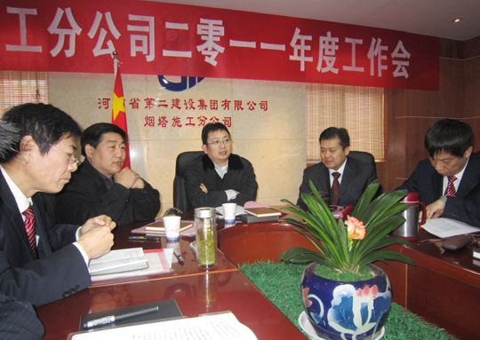 出席會(huì )議的集團公司、分公司領(lǐng)導