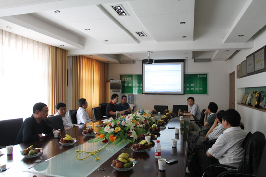 住建部領(lǐng)導到我公司視察信息化工作