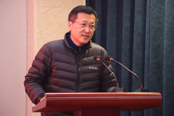 新鄉廣播電視大學(xué)（新鄉社區大學(xué)）副校長(cháng)張永忠發(fā)表致辭.jpg